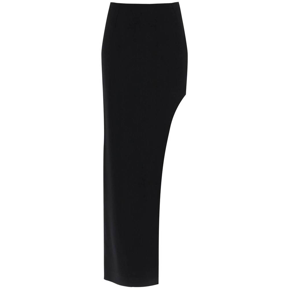 Mvp wardrobe plaza skirt with asymmetrical hem